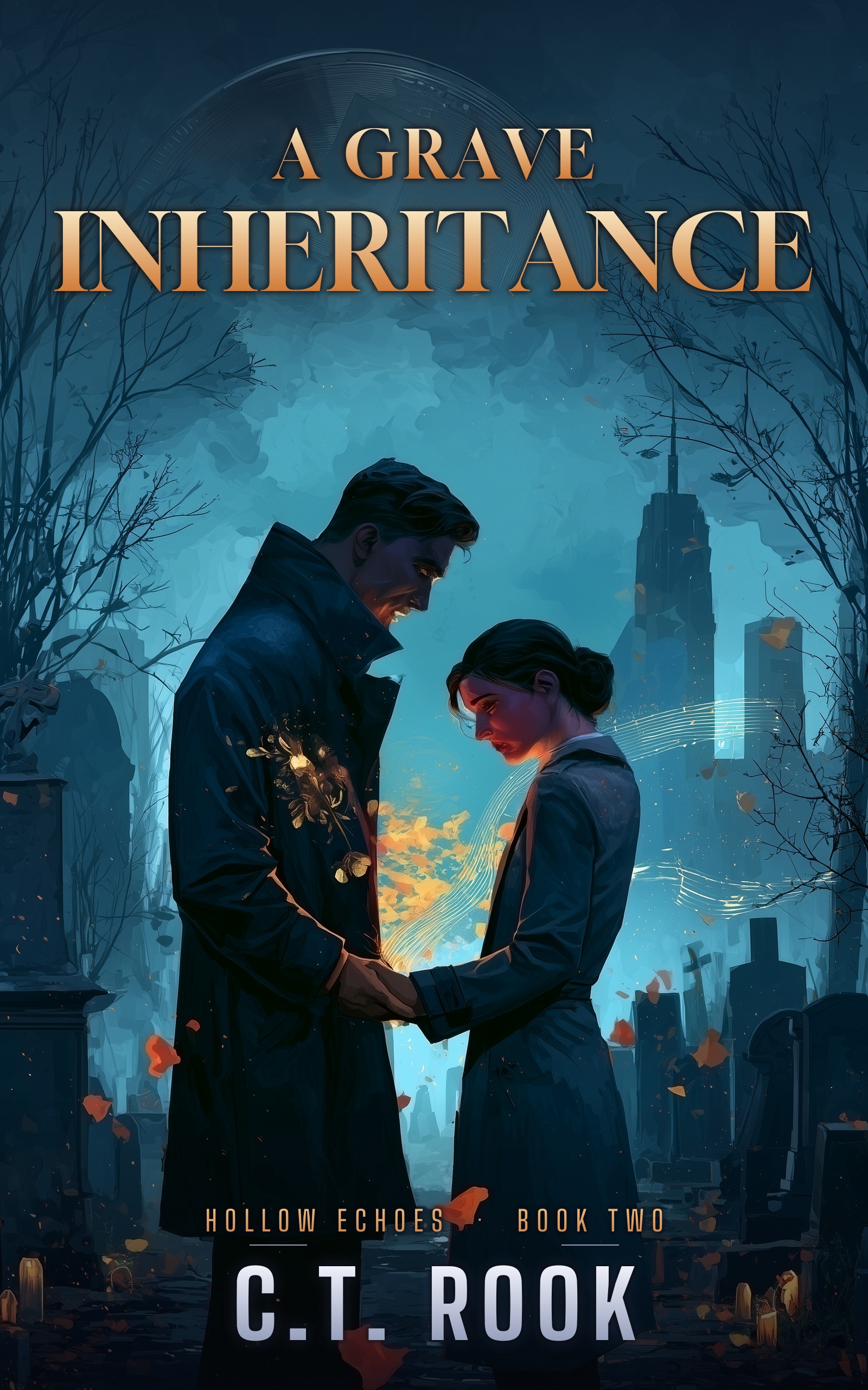 Cover of A Grave Inheritance, Hollow Echoes Book Two